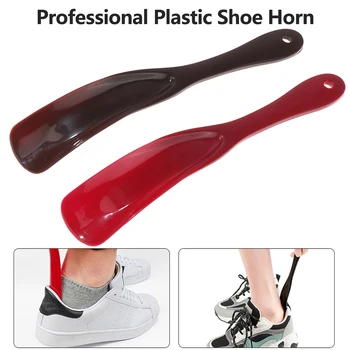 Рожок для обуви 1ШТ 19 см Профессиональный подъемник для рожка для обуви в форме пластиковой ложки Гибкие прочные нескользящие аксессуары