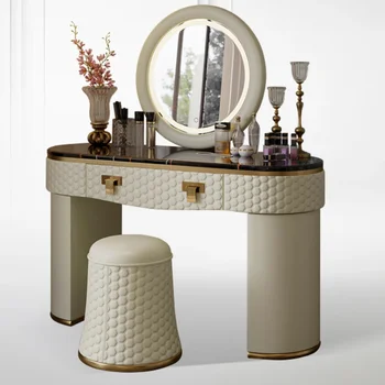 Роскошный туалетный столик в постмодернистском итальянском стиле, изготовленное на заказ зеркало в гонконгском стиле, высококачественная спальня sense