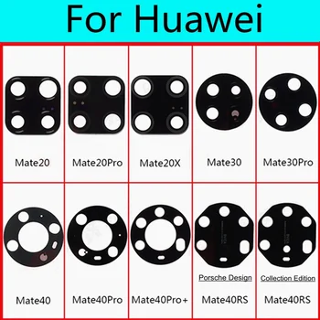 Стеклянный объектив задней камеры Mate 40 для Huawei Mate 20 20X 30 Pro 40 Plus Замена объектива задней камеры