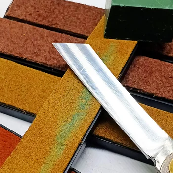 Хонинговальный состав из воловьей кожи 2,0 мм, 30 г шлифовальной пасты, точилка для ножей, точильный камень тонкого помола